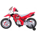 Elektrická motorka Cross - červená